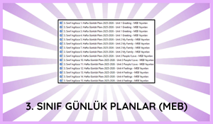 İlkokul İngilizce