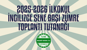 İlkokul İngilizce